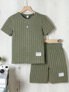 14714 2a-02-06 Shorts   camiseta Niño