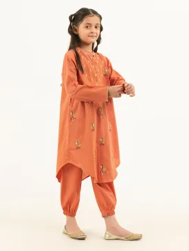 2 Piece Winter Cotton Suit-Embroidered