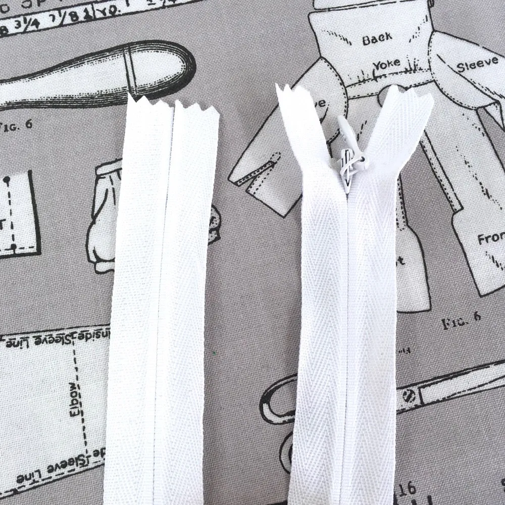 22" (55cm) Invisible Zip