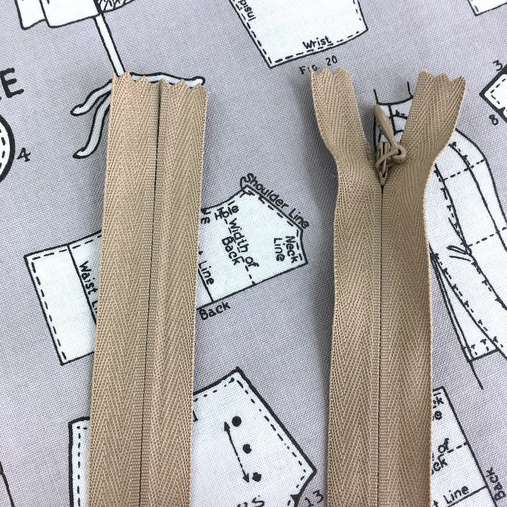 22" (55cm) Invisible Zip