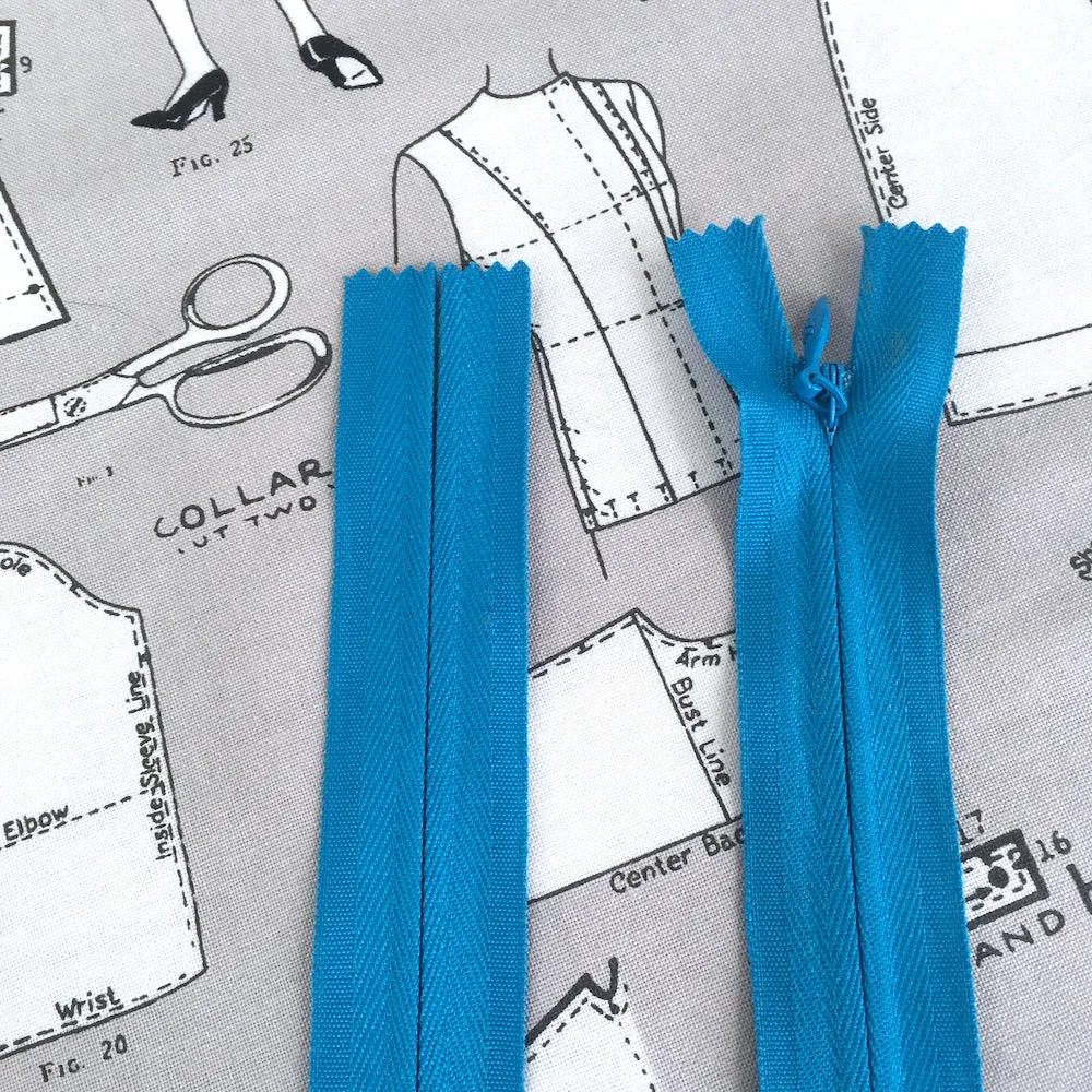 22" (55cm) Invisible Zip