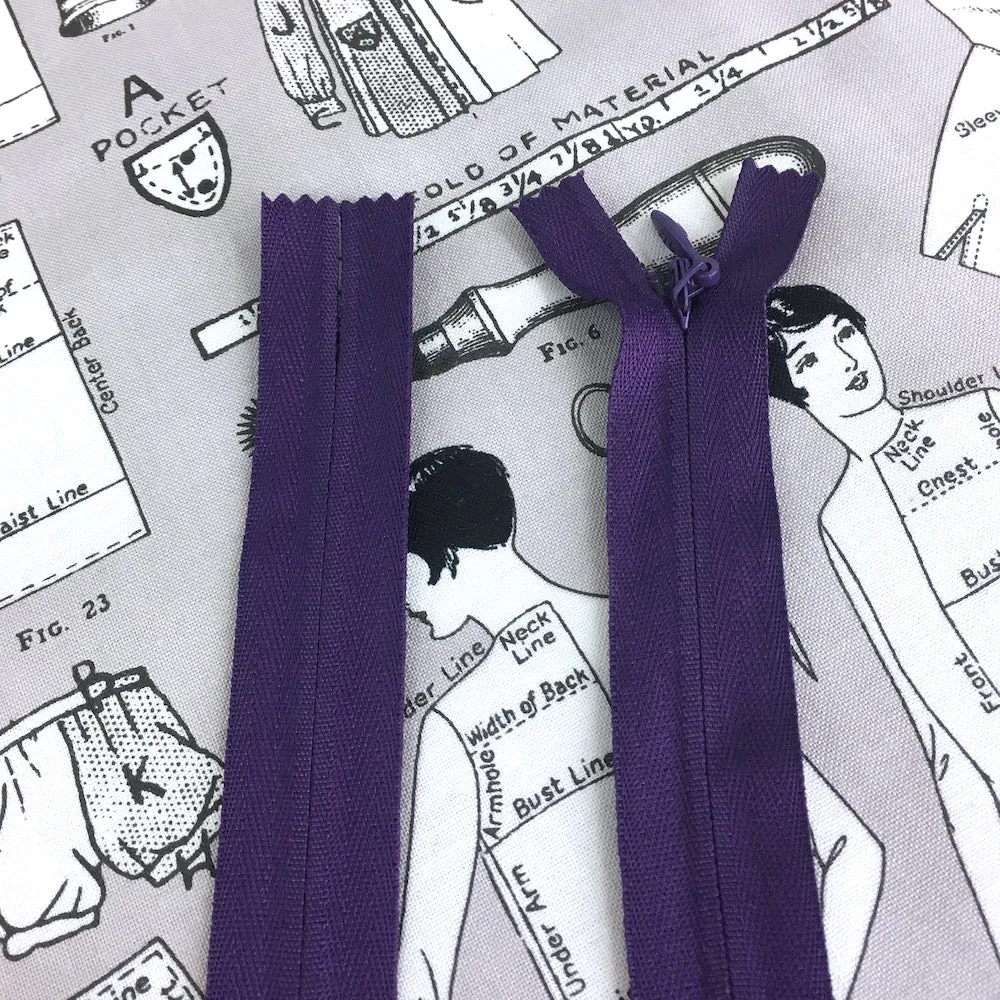 22" (55cm) Invisible Zip