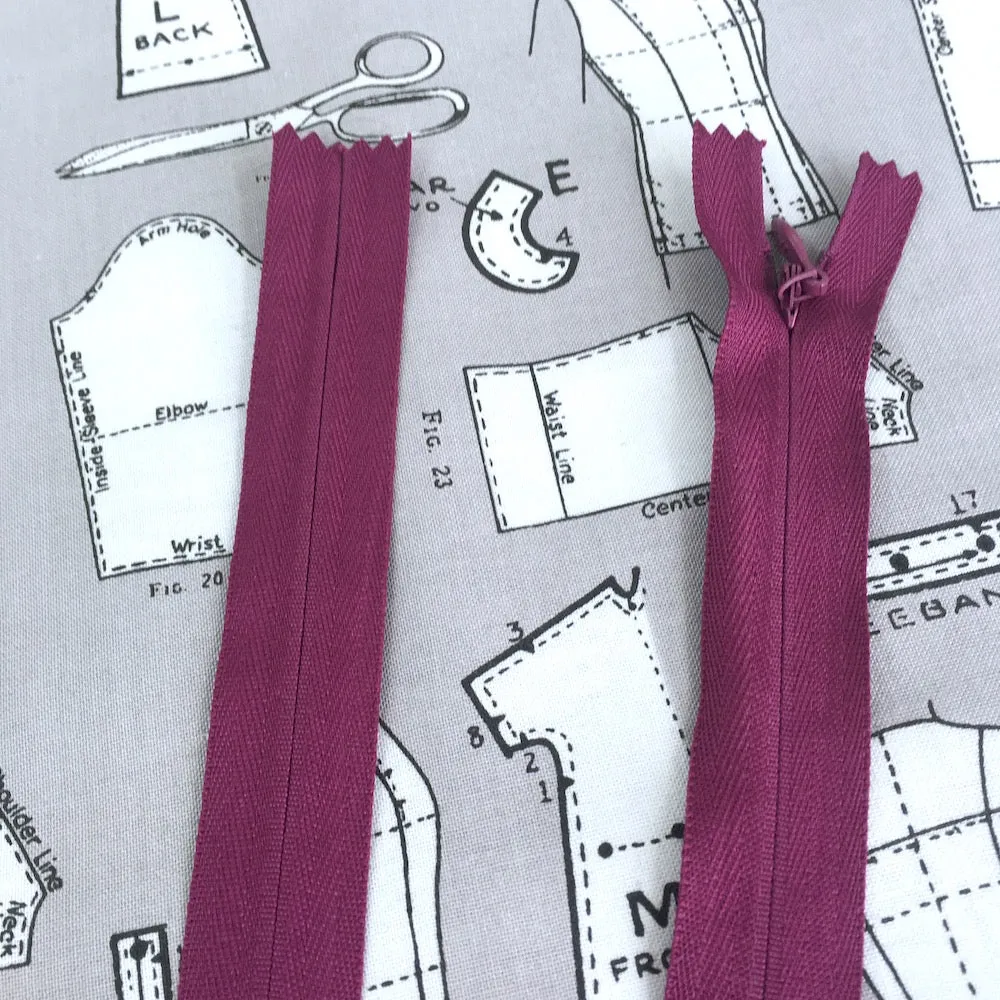 22" (55cm) Invisible Zip
