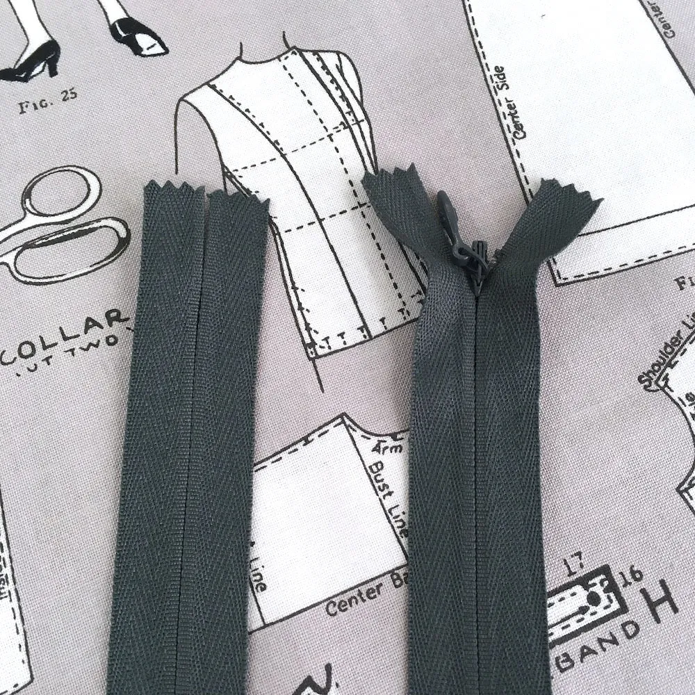 22" (55cm) Invisible Zip