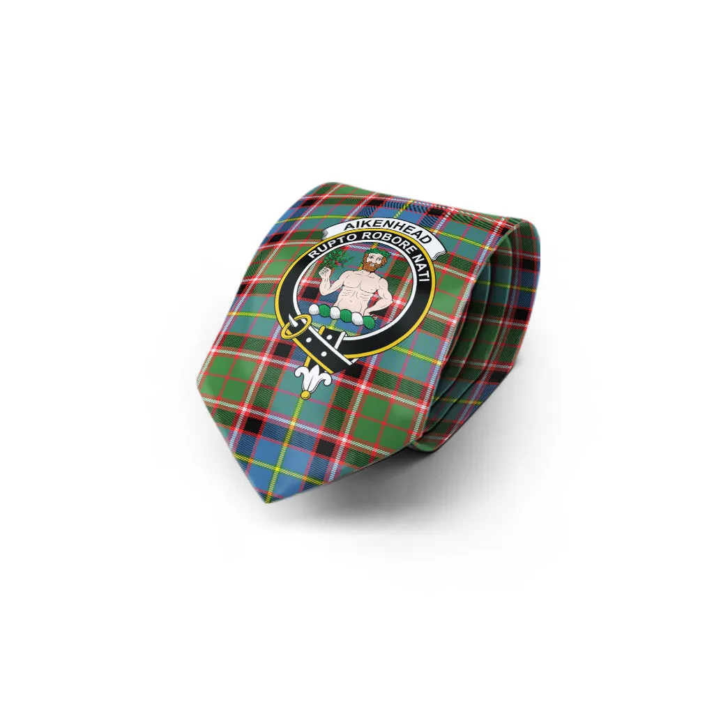 Aikenhead Tartan Classic Necktie with Family Crest