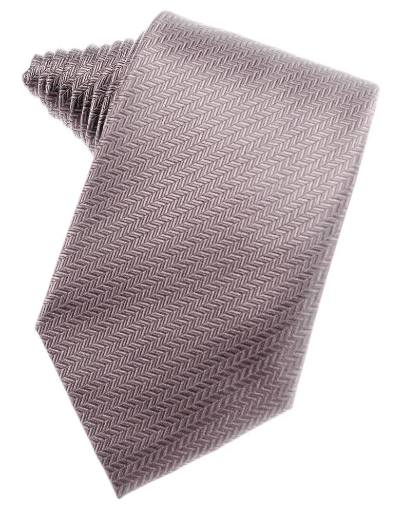 Asphalt Herringbone Neckties