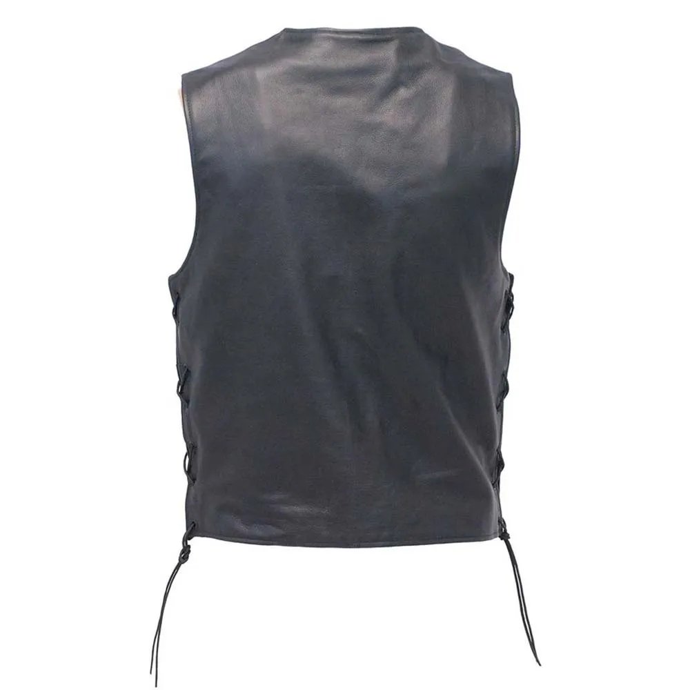 Fitted Sheepskin Leather Vest