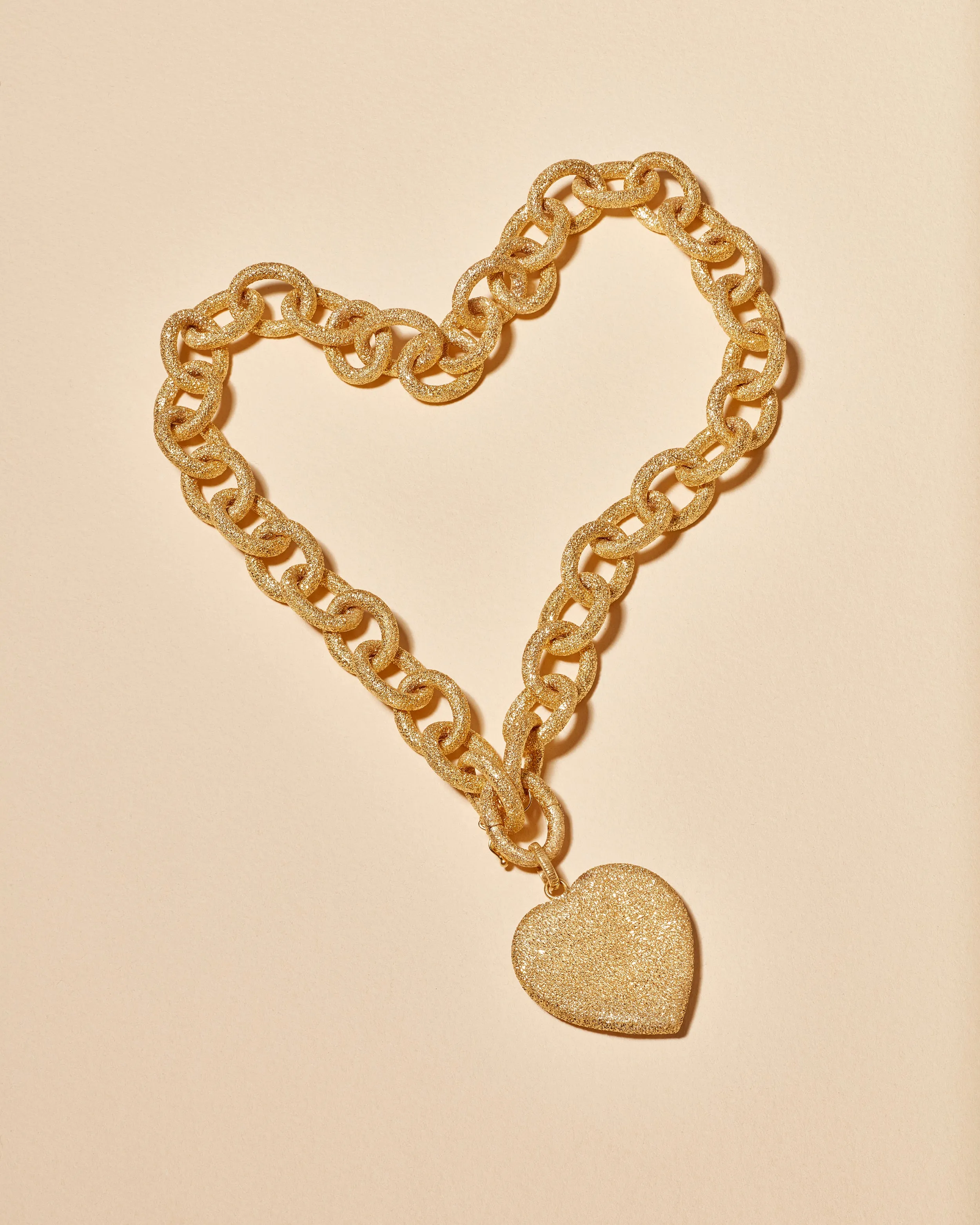 Florentine Finish Cuore Pendant