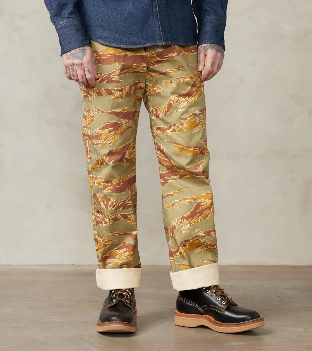French Chino - Re-Camo Herringbone Twill