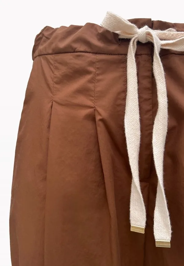 Hanami D'Or Cotton Trousers in Beige