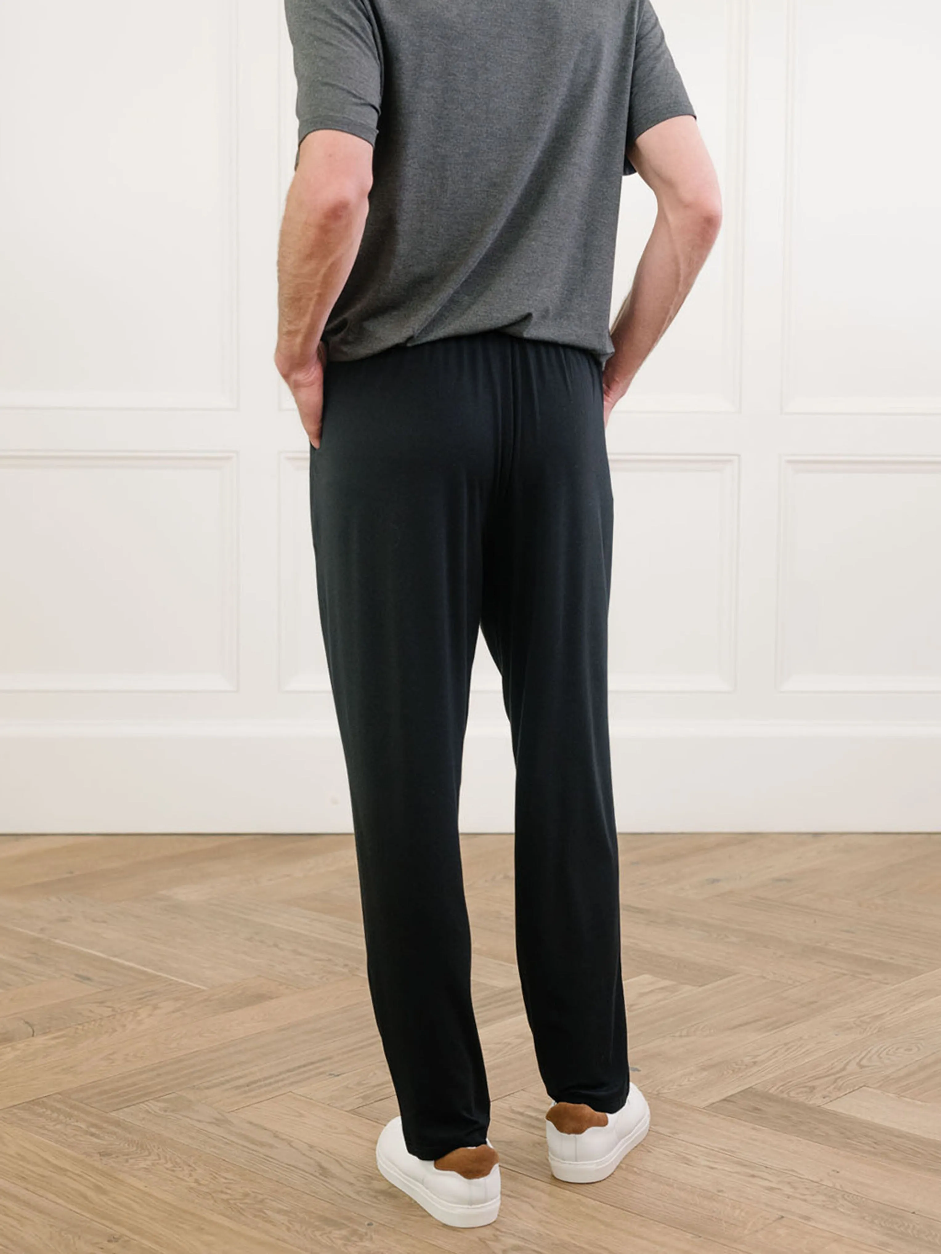 Men's Bamboo Stretch-Knit Long Sleeve Pajama Set