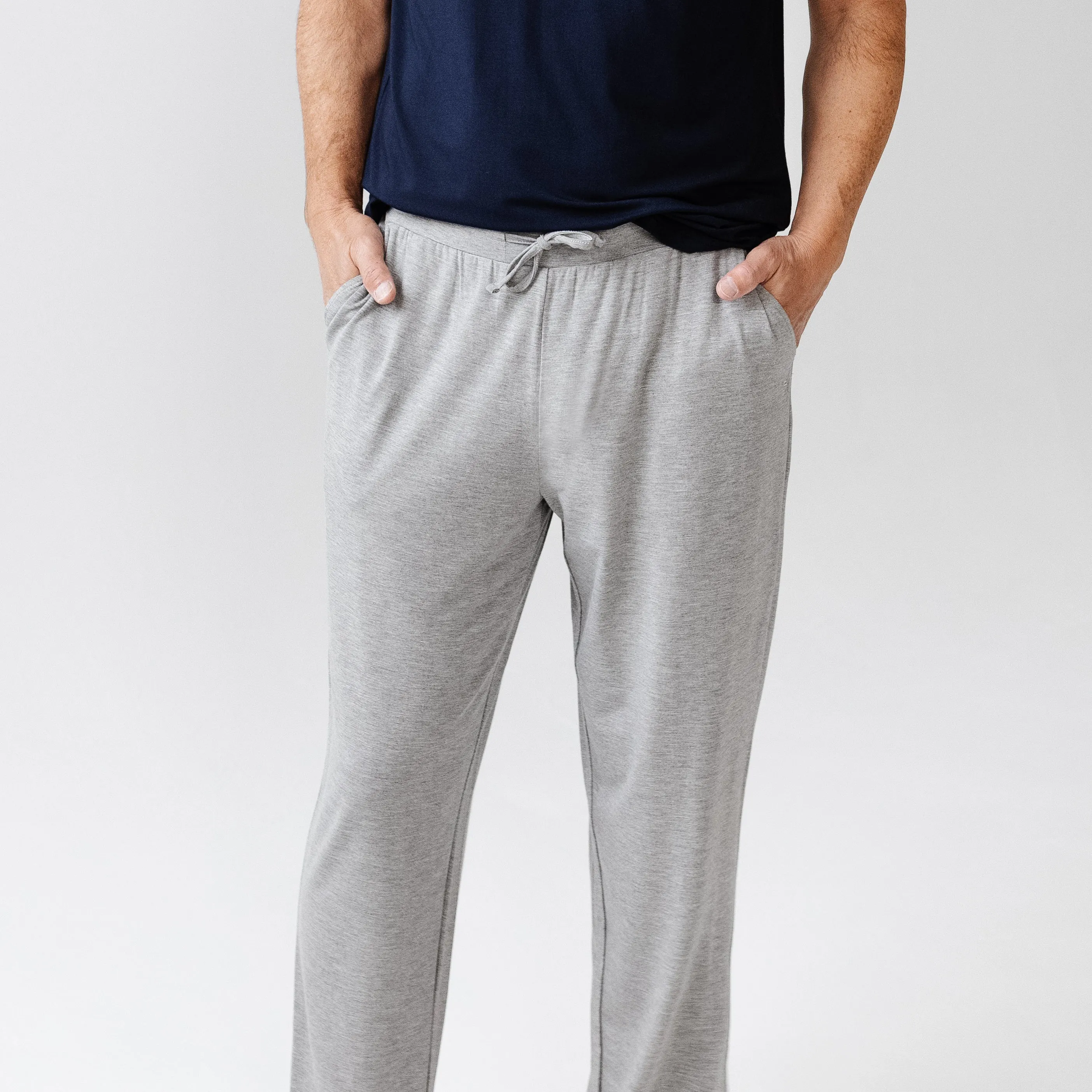 Men's Bamboo Stretch-Knit Long Sleeve Pajama Set