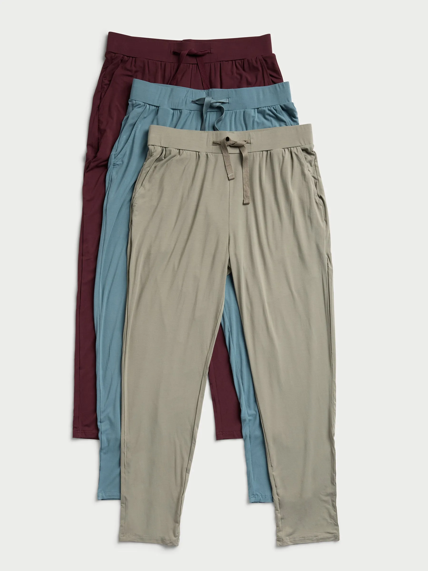 Men's Bamboo Stretch-Knit Long Sleeve Pajama Set