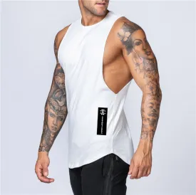 Mens Muscle Sleeveless Sportswear Shirt