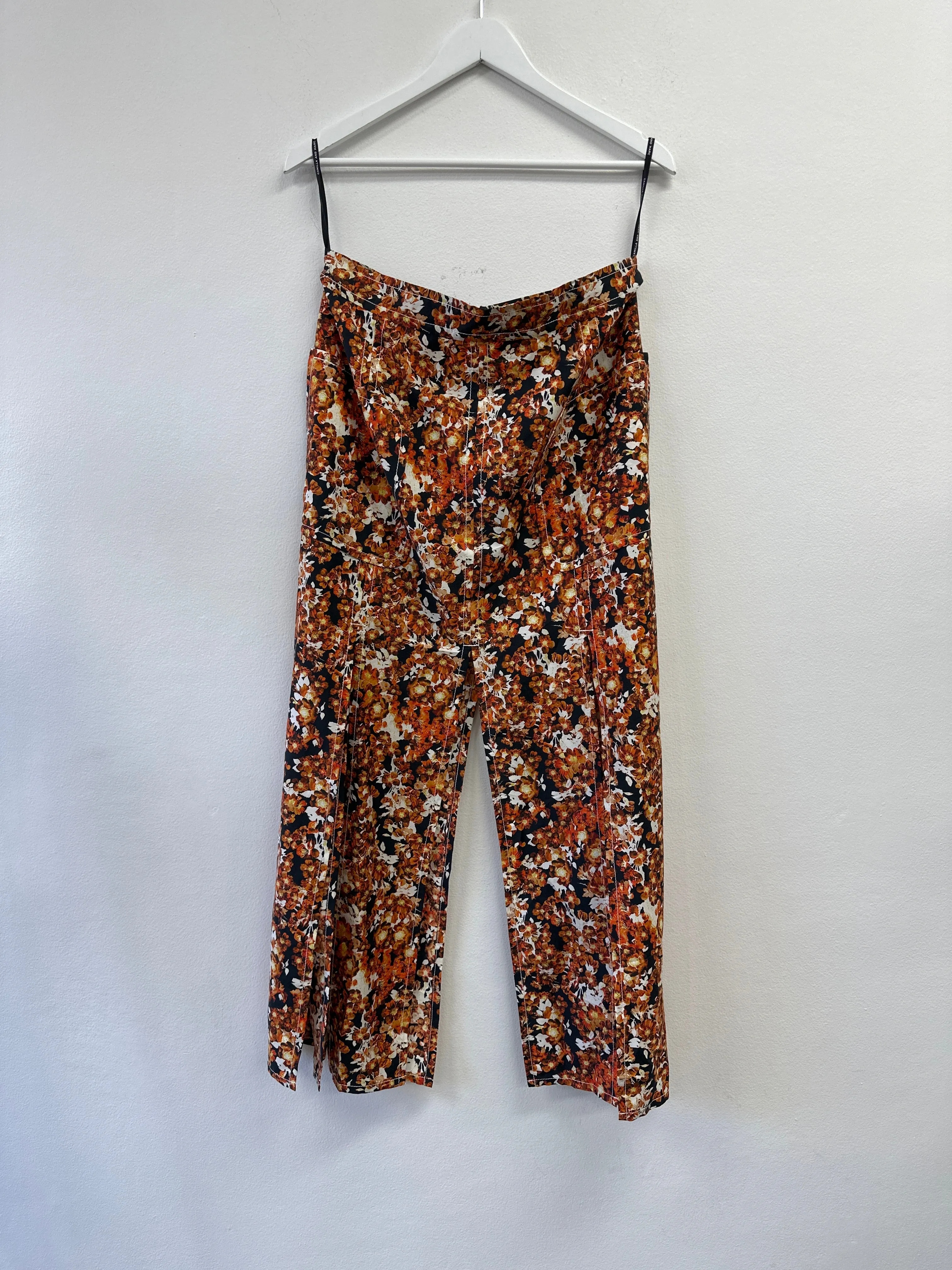 Multi Asterid Floral Midi Skirt