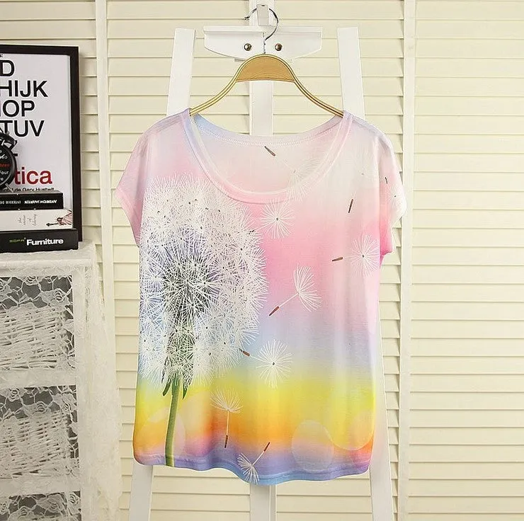 New summer t shirt women Tee Shirts style thin plus size short sleeve Shirt female Tops Tees