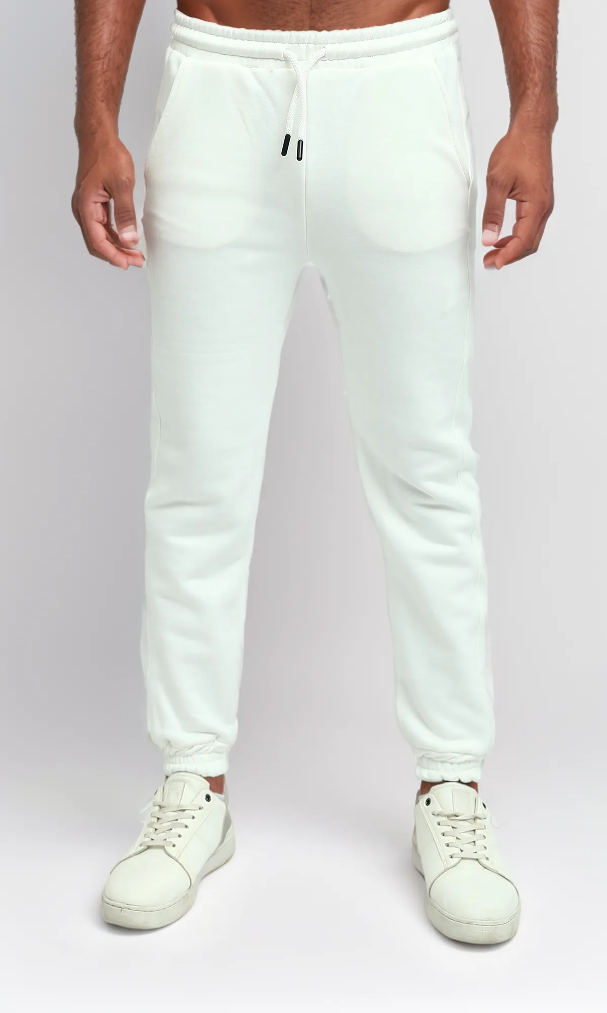 O192306 - Casual Jogger feminine Pants - Off-White