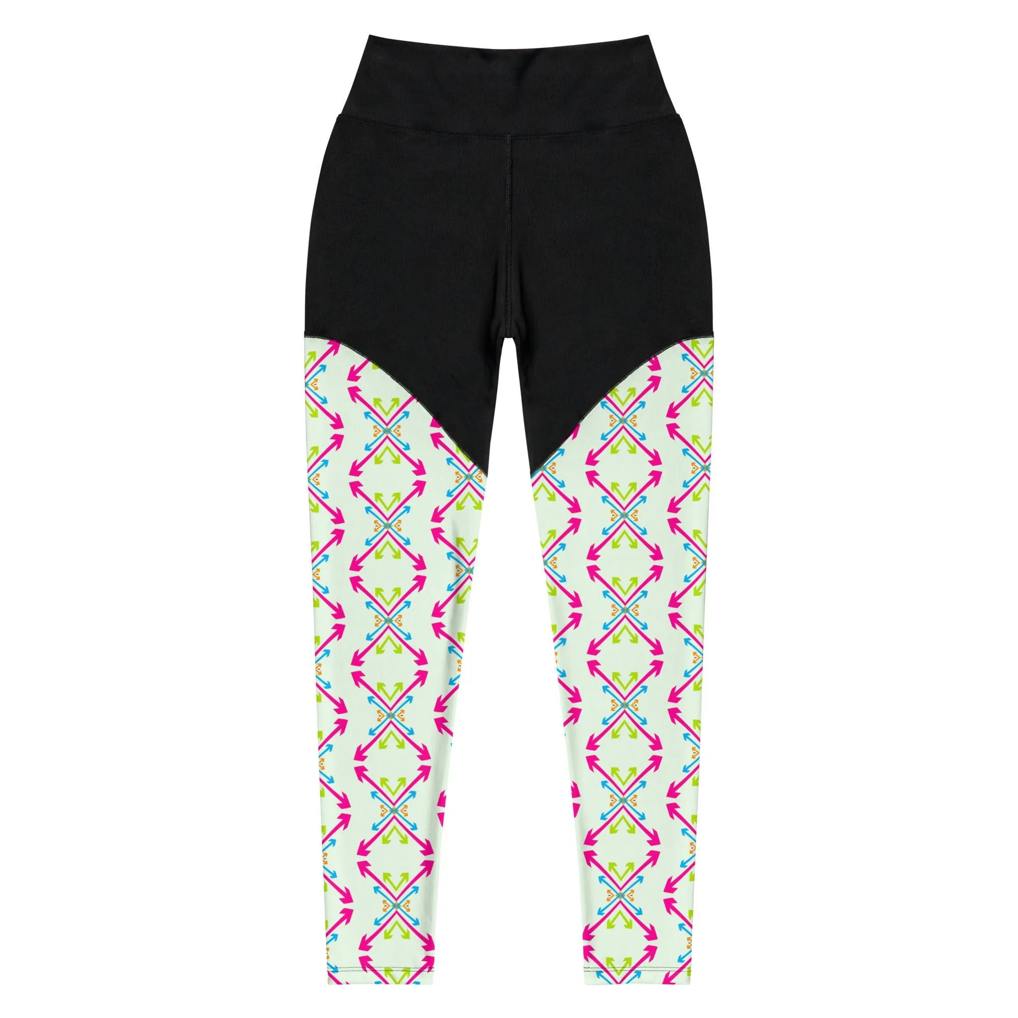 Oversized  Arrow Sports Leggings |  Workout Gear & Performance