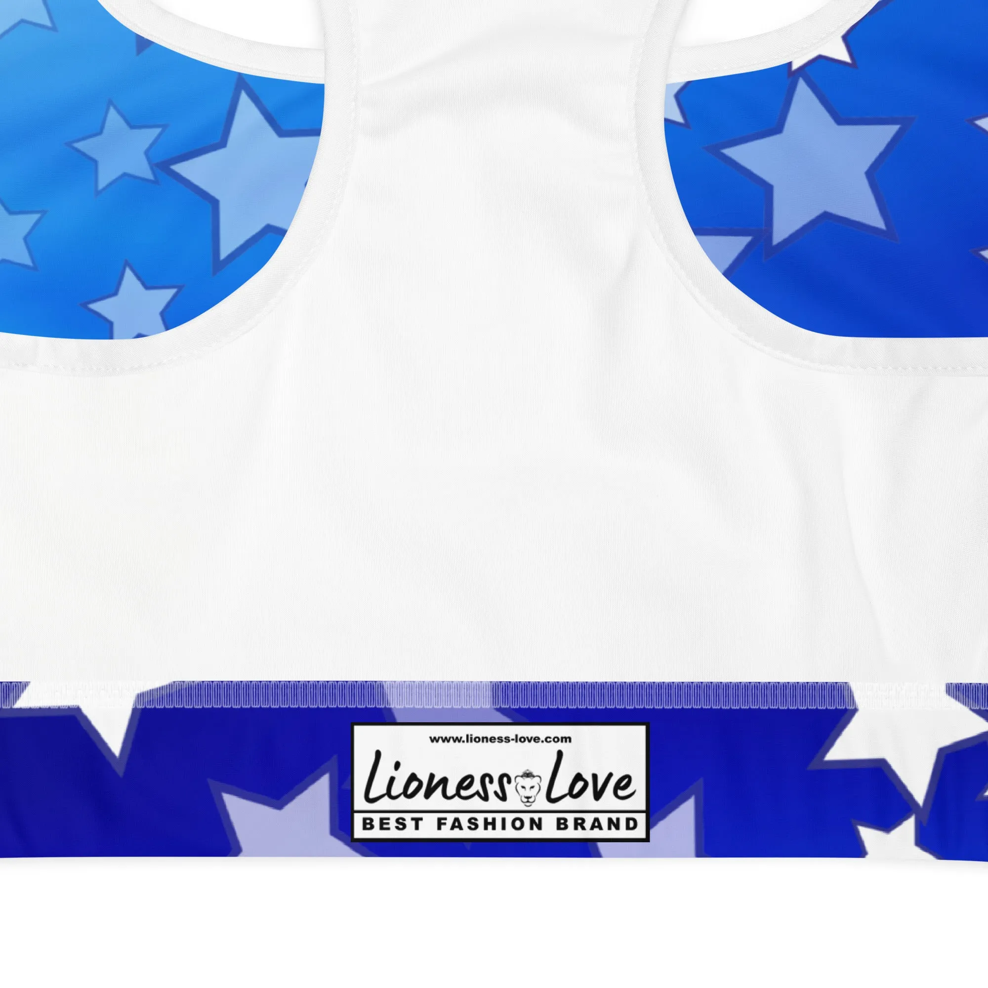 Patriot Padded Sports Bra, lioness-love