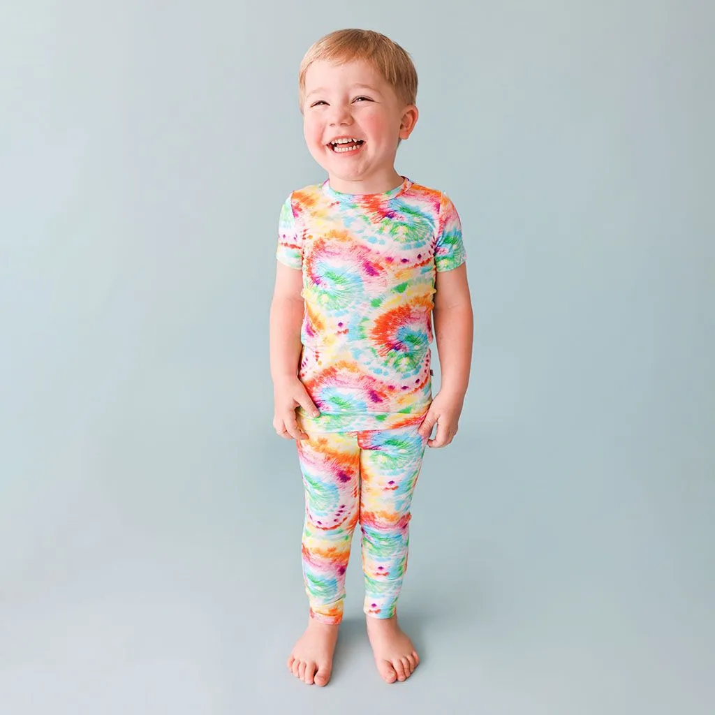 Posh Peanut Pajama Set - Totally Tie Dye