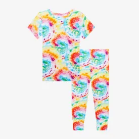 Posh Peanut Pajama Set - Totally Tie Dye