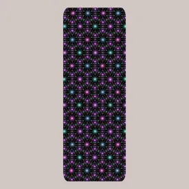 Psychedelic Yoga Mat (UV/RGB, Eco-Friendly, Non-Slip) | STAR MAP