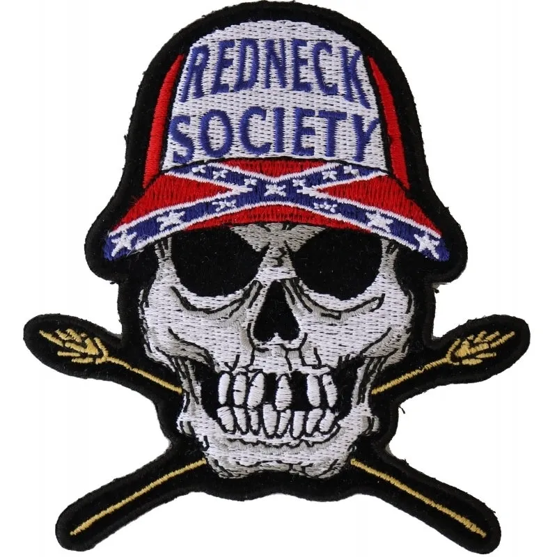 Redneck Society Skull Patch