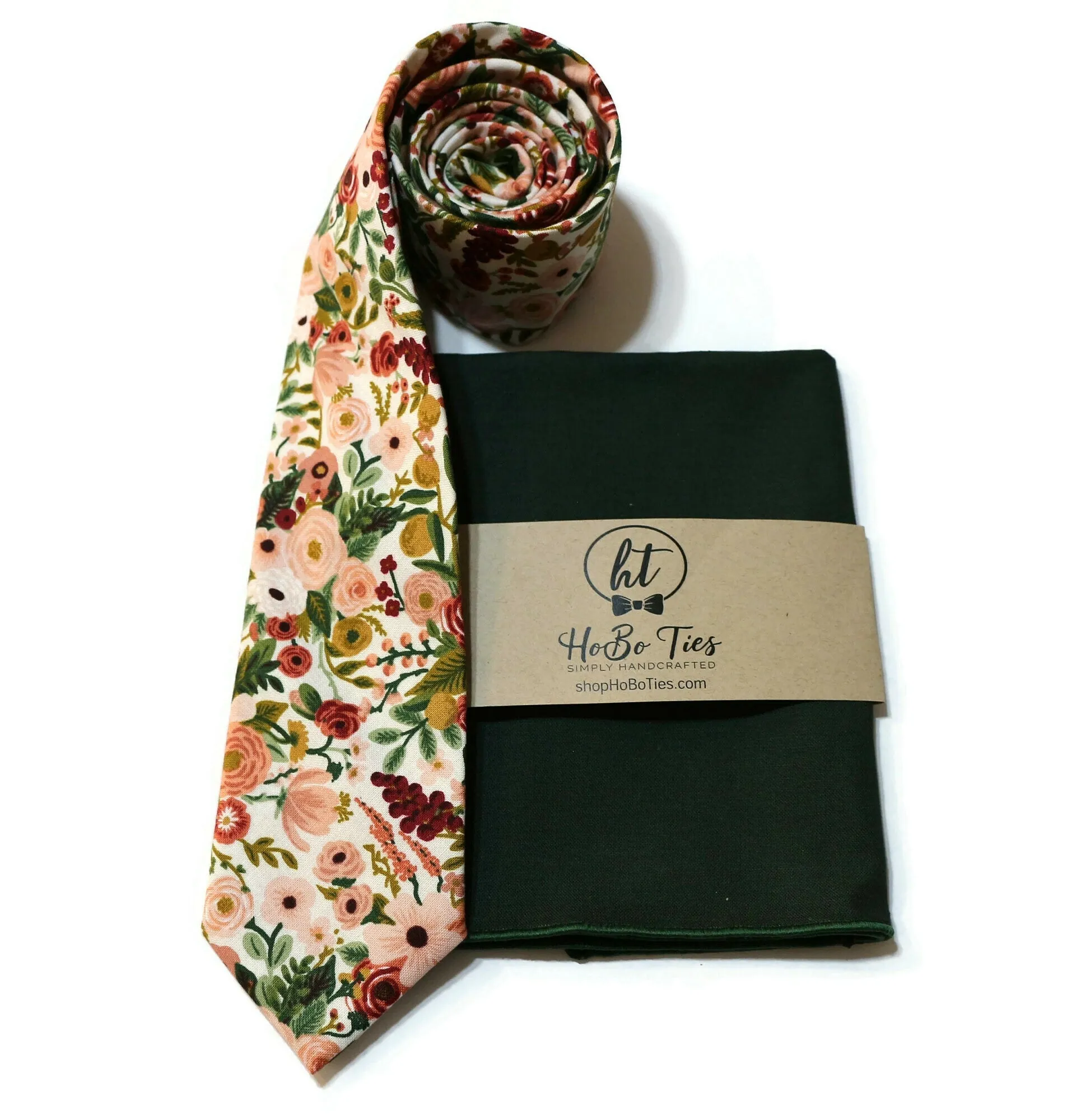 Rose Garden Party Petite Floral Necktie