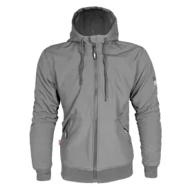 SALE Protective SoftShell Unisex Hoodie - Gray Matte with Pads