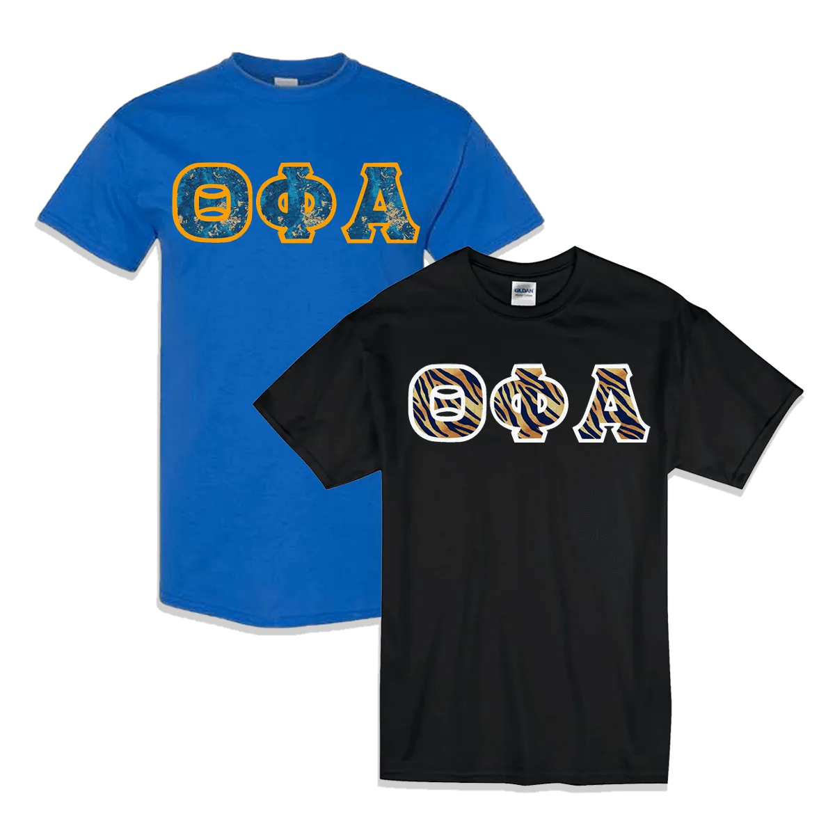 Sorority Lettered T-Shirt, 2-Pack Bundle Deal - TWILL