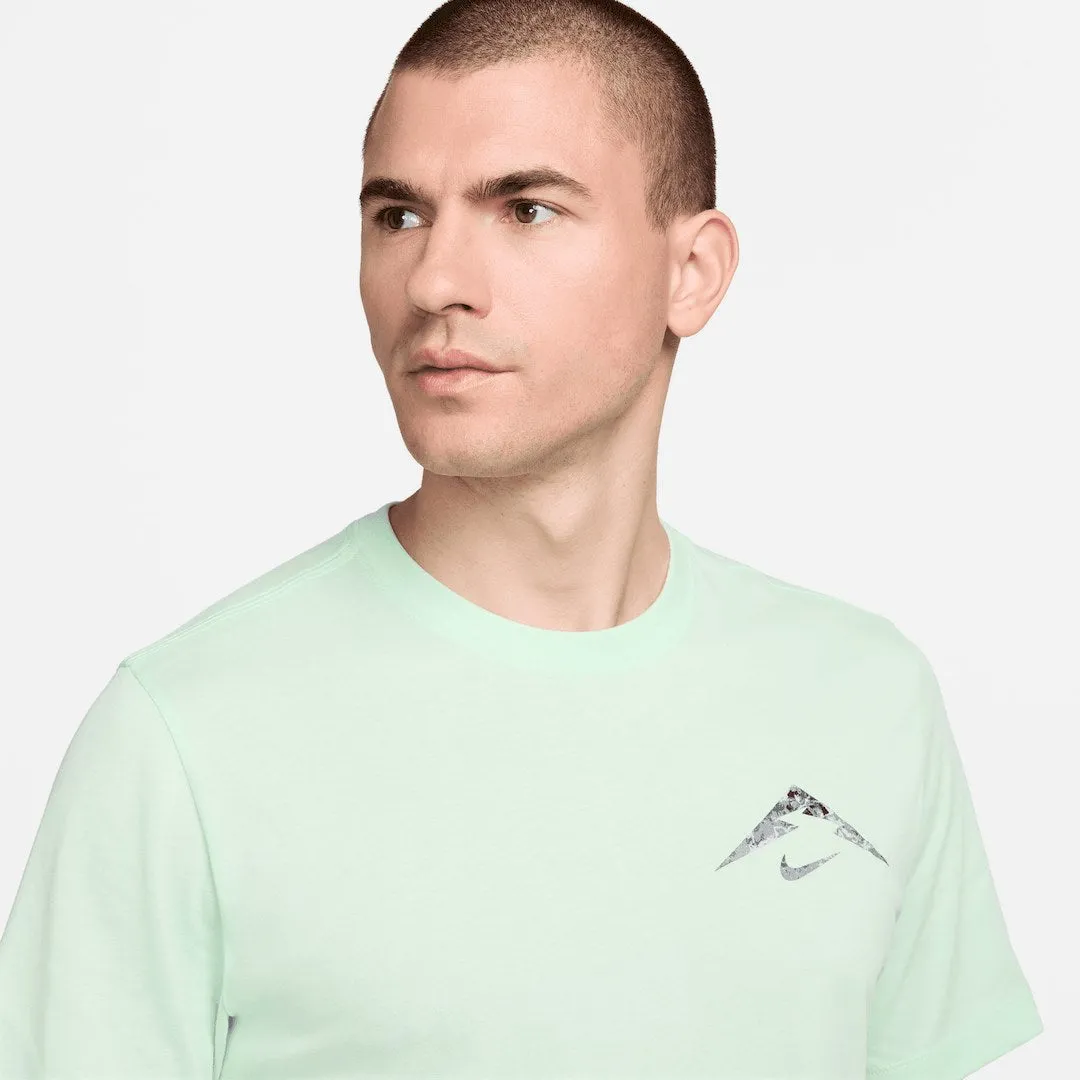 T-shirt Nike Trail - Vert