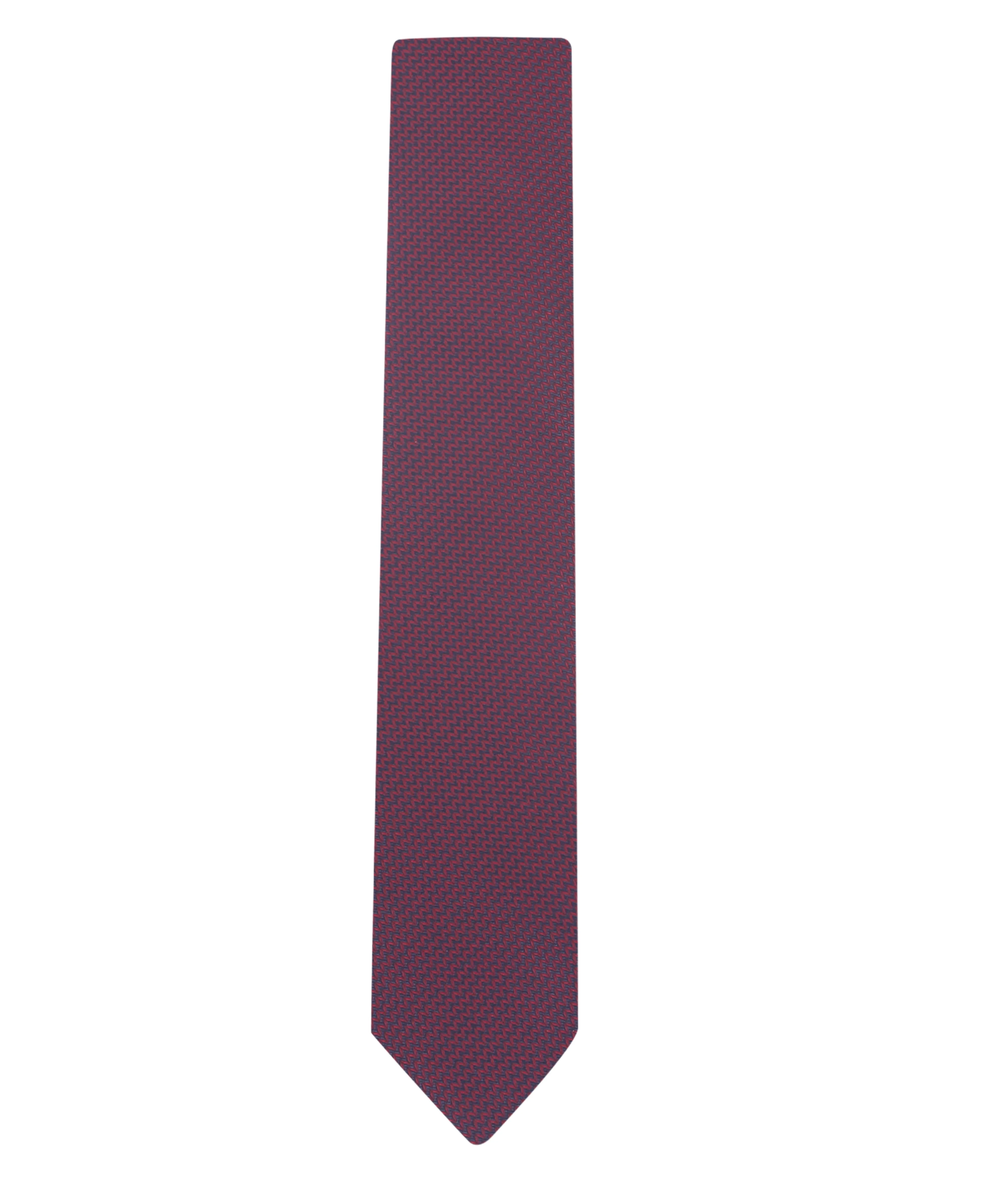 TB Men's Premium Necktie Wired Burgundy