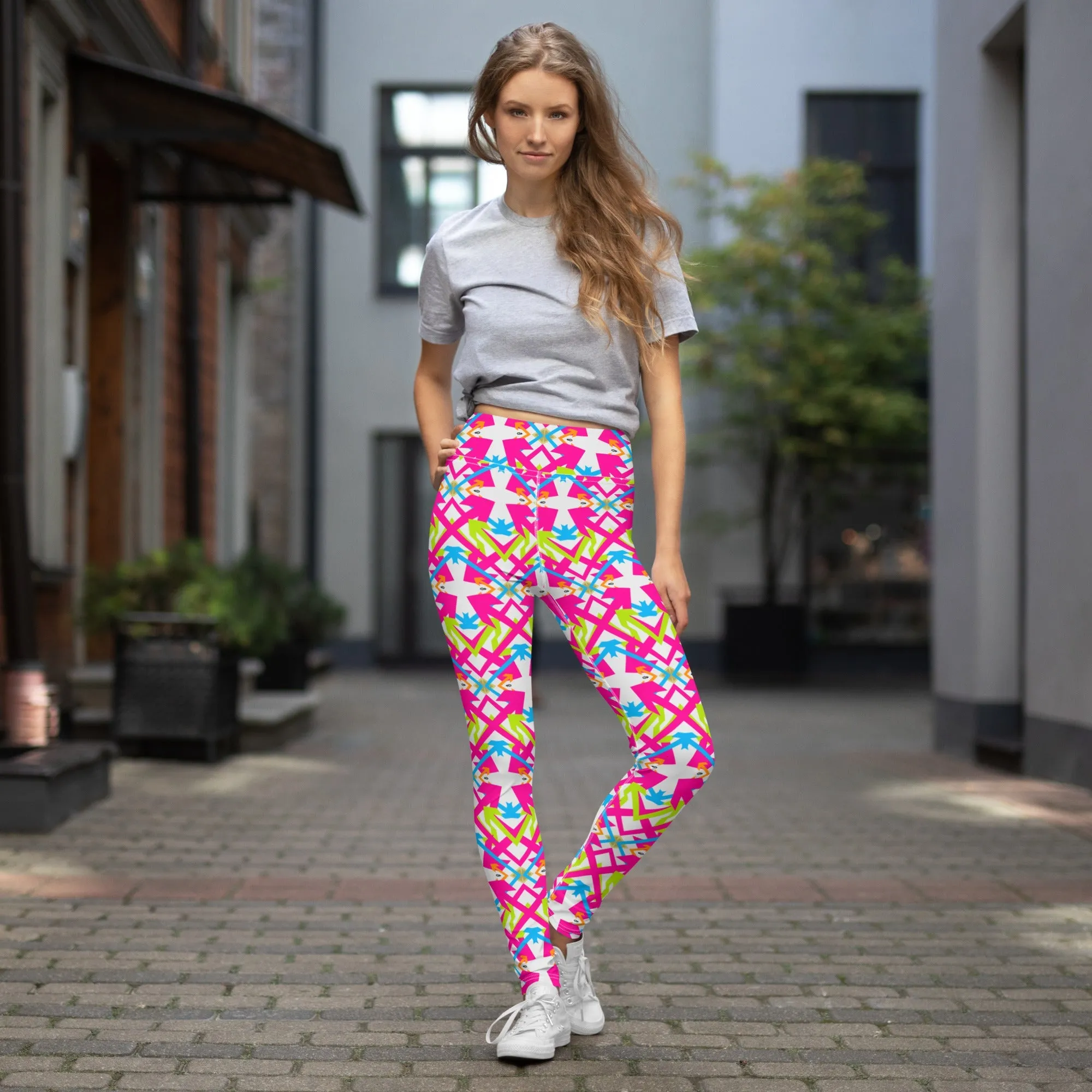 Unique Design Arrows Yoga Leggings  |  Active Lifestyle