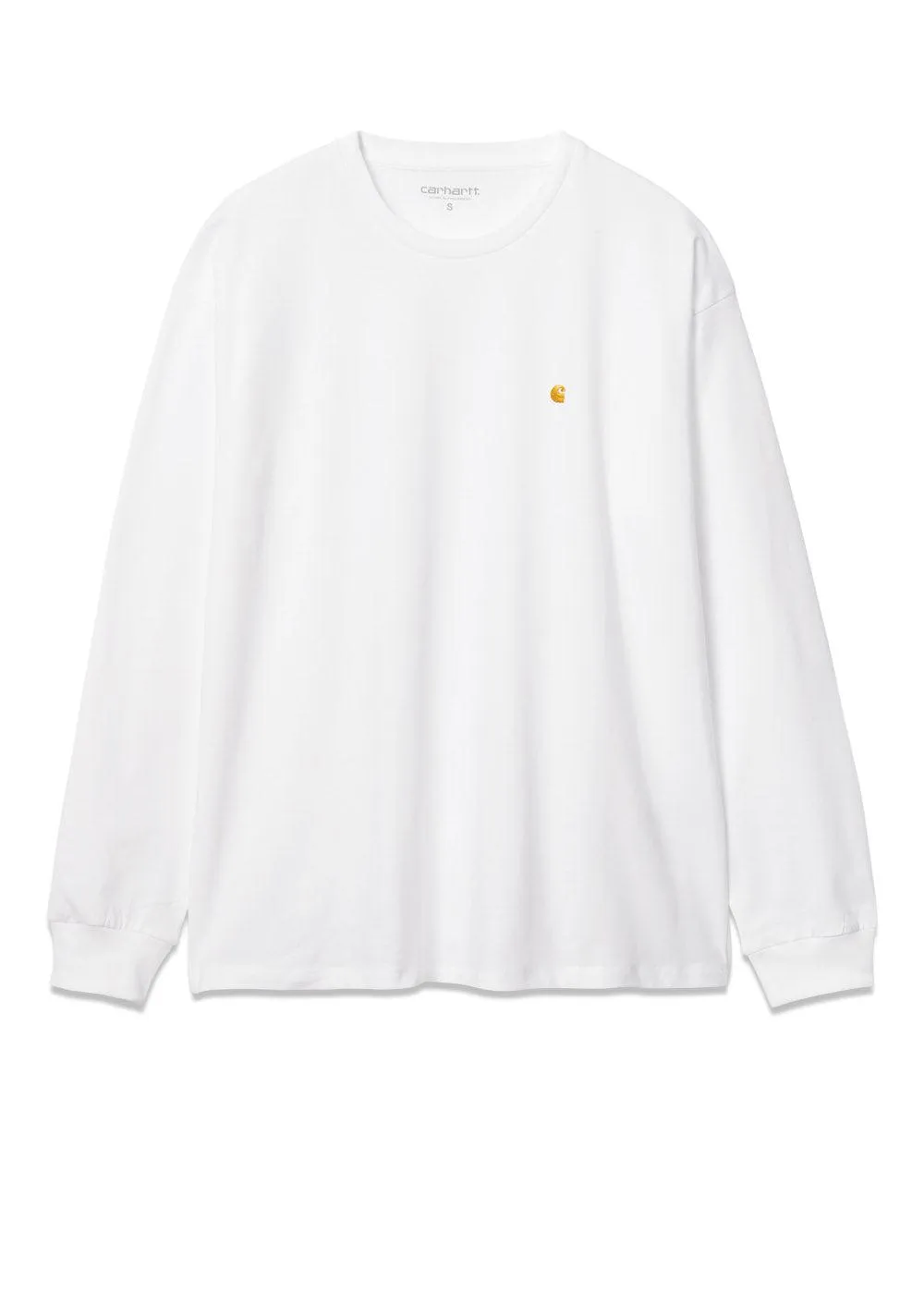 W' L/S Chase T-Shirt - White / Gold